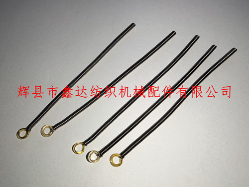织带机木梭配件带尾巴玻璃圈及拉簧组件