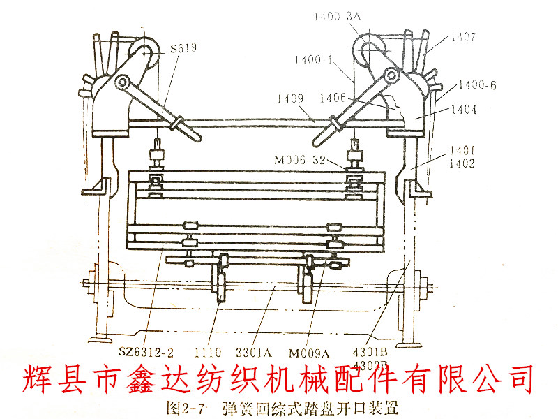 Spring return type pedal opening device